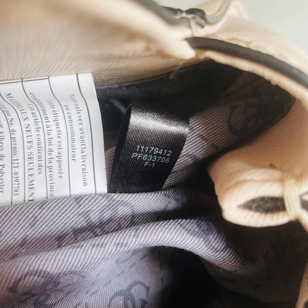 Guess Gia Satchel Tote Perforated Shoulder Bag - Picture 8 of 16